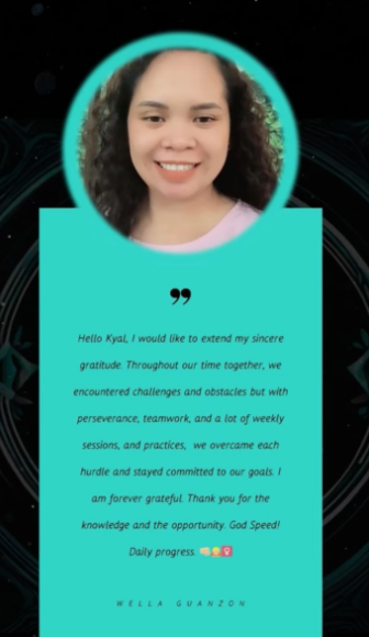 Client testimonial