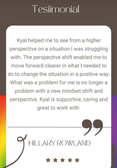 Client testimonial