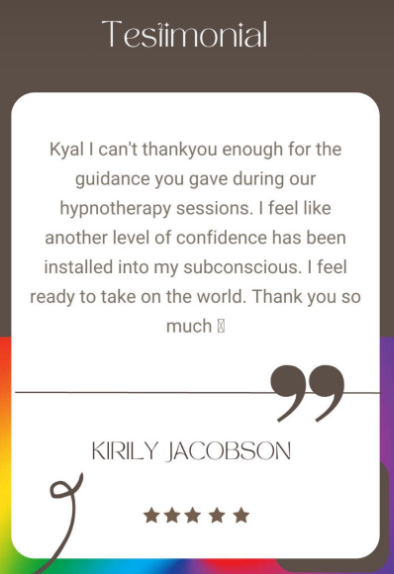 Client testimonial