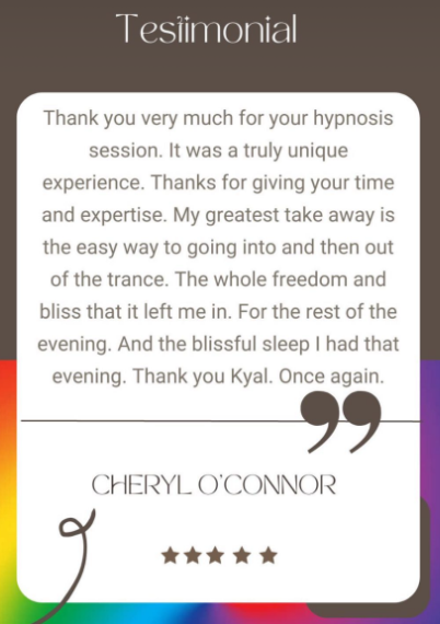 Client testimonial